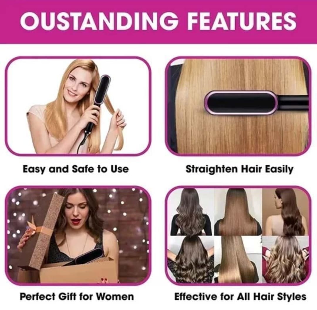 Hair Straightener Brush